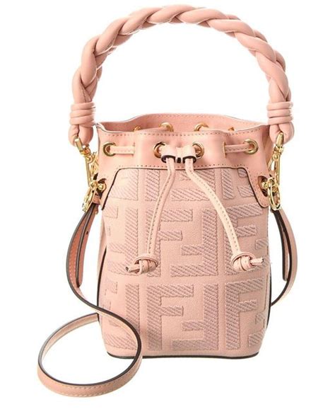 fendi hot pink bucket bag|Fendi bucket bag used.